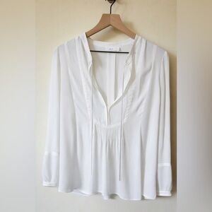 ALC SILK IVORY BLOUSE SIZE 10